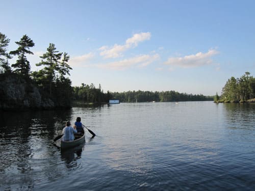 heart recipient Kristin Millar canoeing at Lake of the Woods heart recipient Kristin Millar canoeing at Lake of the Woods