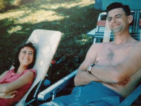 Kathy Stinson and her father