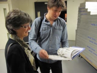 Joshua Bell reading the book he inspired “The Man with the Violin” with author Kathy Stinson